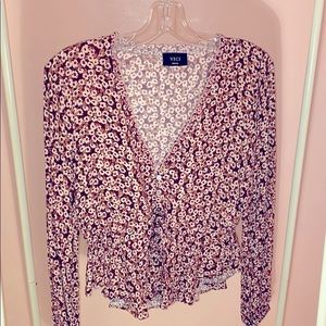 Floral blouse, New!